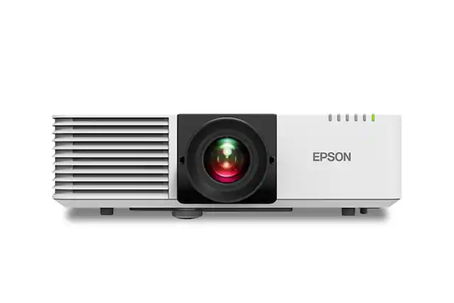 Front. Epson - PowerLite L730U 3LCD Laser Projector - White.