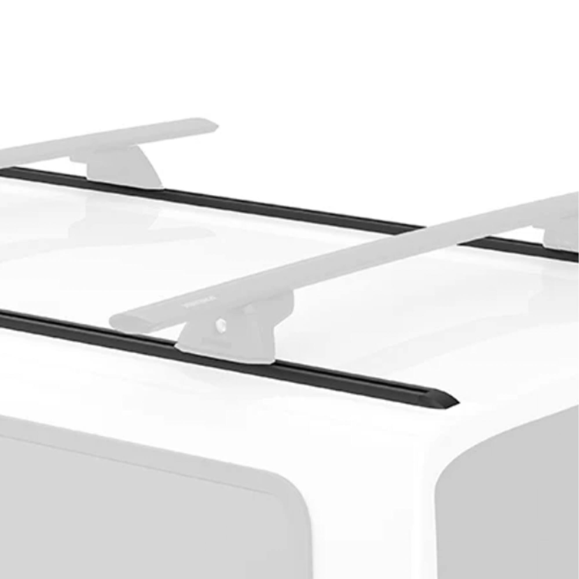Alt View 10. Yakima - Yakima Tracks 42 in. Roof Rack System w/PlusNuts, Compatible w/StreamLine Towers - Black.