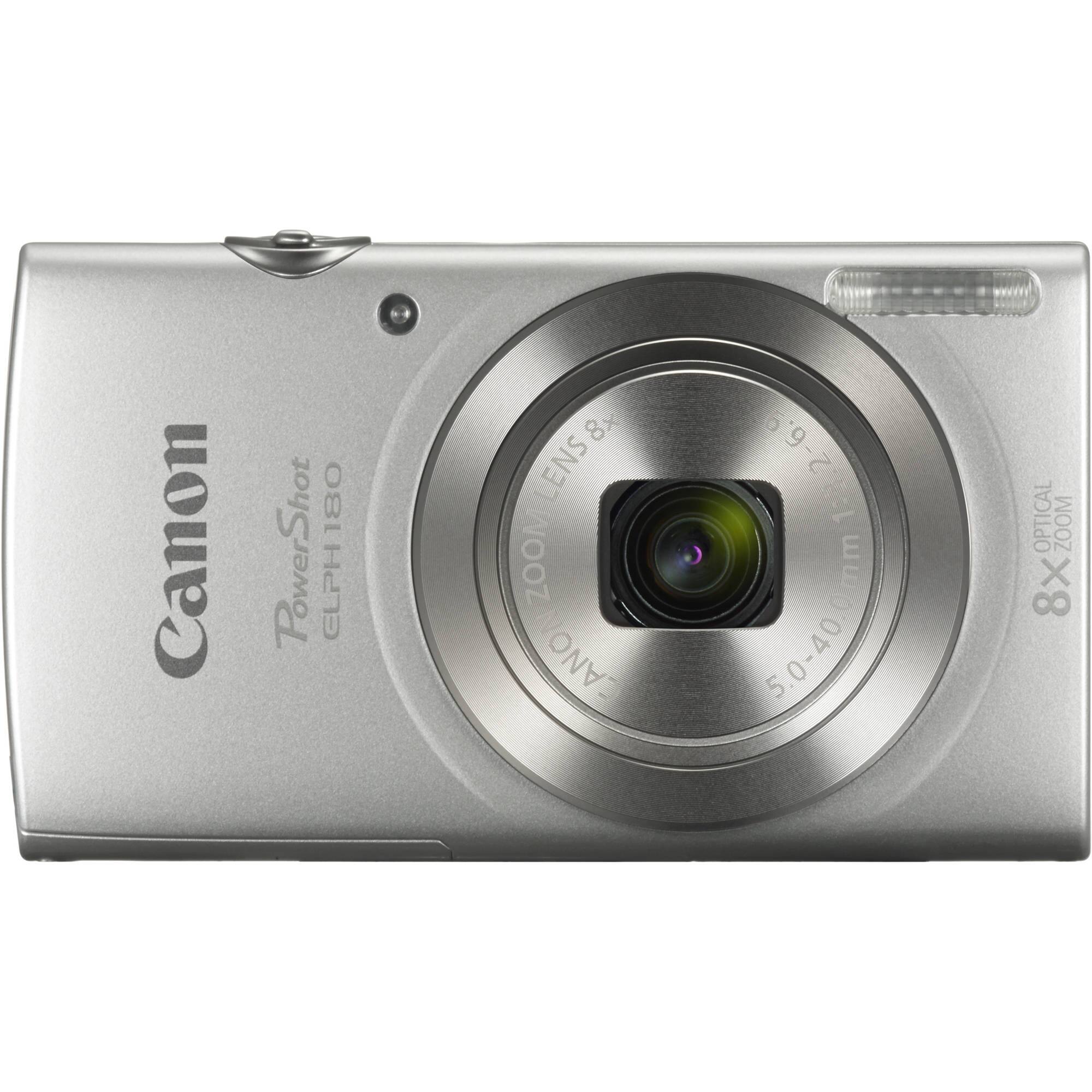 Canon PowerShot ELPH 180  
8x LENS  
SANON ZOOM  
1:3.2-6.9  
1: mm 5.0-40.0  
OPTICAL ZOOM 8x