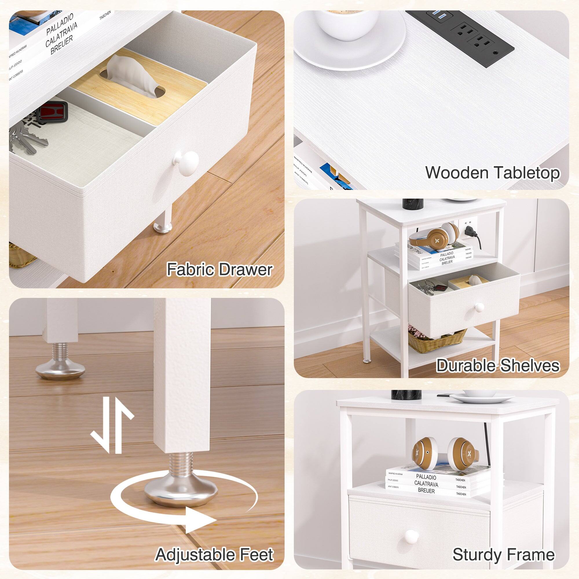CALATRAVA PALLADIO - BREUER - n/e  
- Wooden Tabletop  
- Fabric Drawer  
- Durable Shelves  
- Adjustable Feet  
- Sturdy Frame
