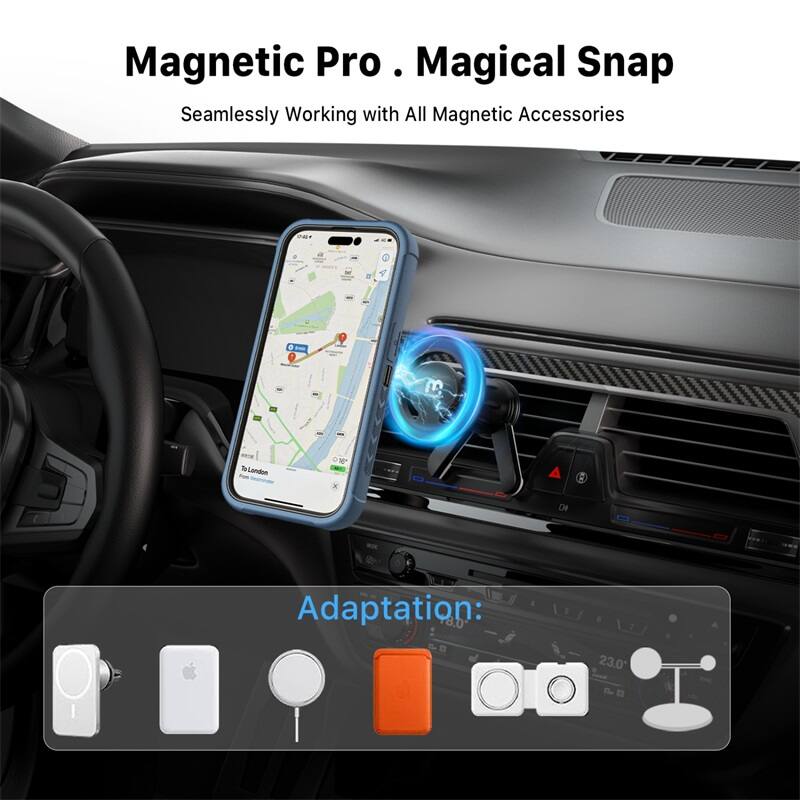 Magnetic Pro . Magical Snap Seamlessly Working with All Magnetic Accessories Adaptation: 8.0 5 2 23.0