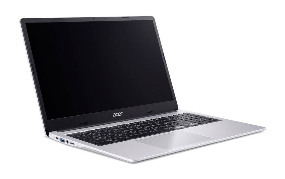 Angle. Acer - Chromebook Enterprise 315 CB315-4H-P0FH-US 15.6" Laptop Intel Pentium Silver N6000 8GB RAM 128GB SSD - Silver.