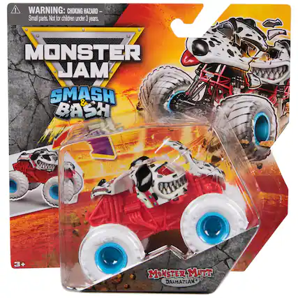 WARNING: CHOKING HAZARD – Small parts. Not for children under 3 years.
MONSTER JAM
SMASH & BASH
MONSTER MUTT
DALMATIAN
3+
