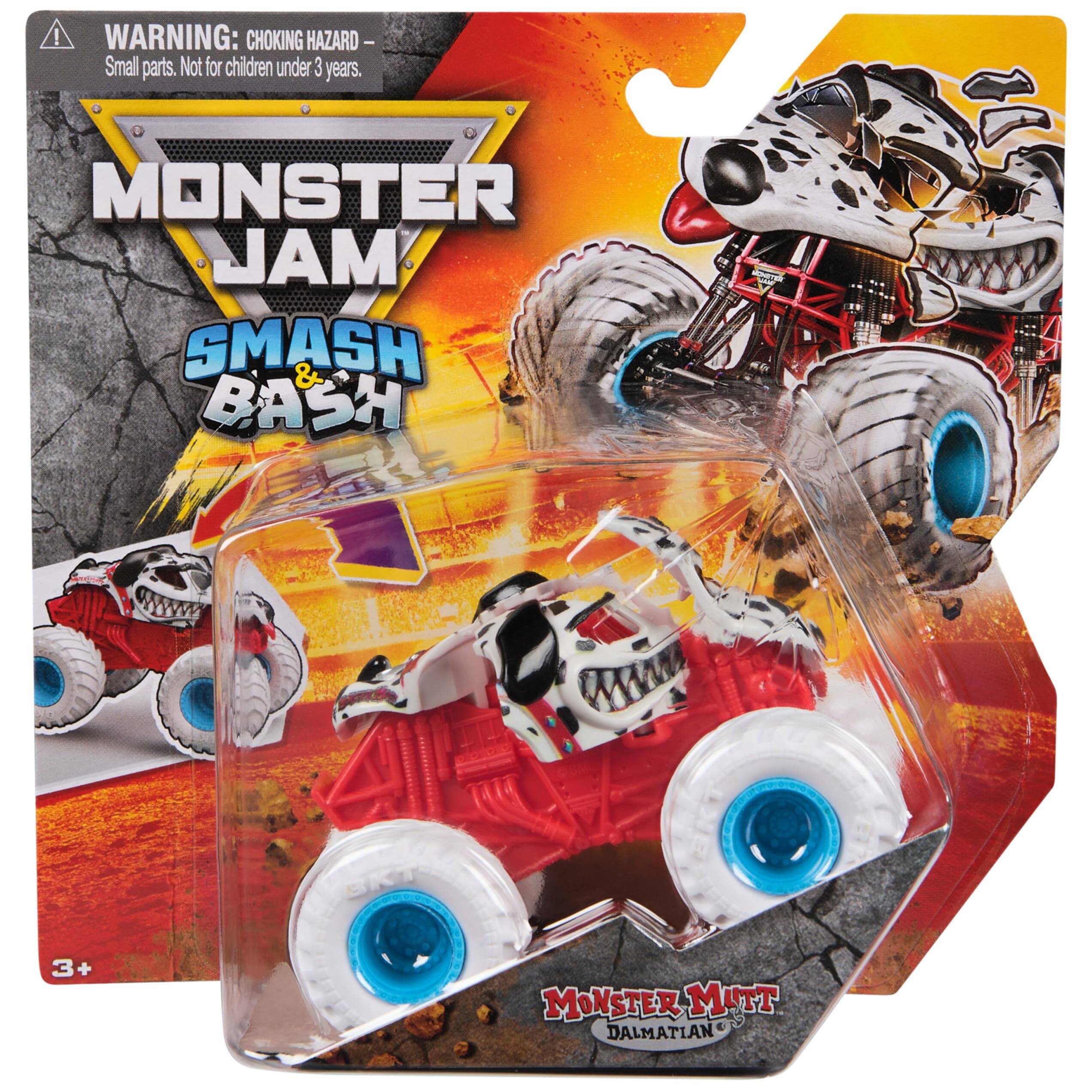 WARNING: CHOKING HAZARD – Small parts. Not for children under 3 years.

MONSTER JAM  
SMASH & BASH

MONSTER MUTT  
DALMATIAN

3+