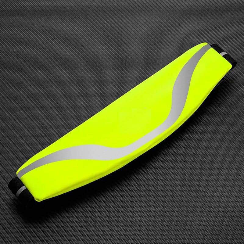 JupiterGear - Water-Resistant Sport Waist Pack Running Belt with Reflective Strip - Yellow