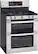 Angle. LG - 6.1 Cu. Ft. Freestanding Double Oven Gas True Convection Range with EasyClean and IntuiTouch Controls - Stainless Steel.