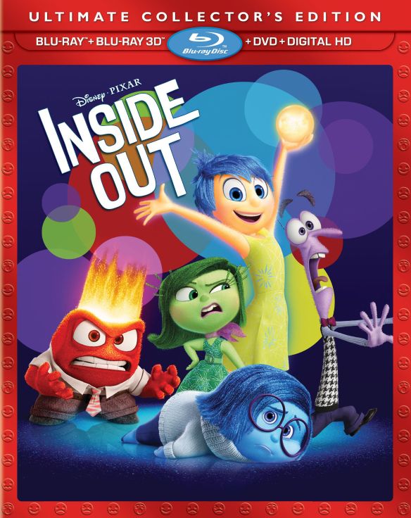  Inside Out [3D] [Includes Digital Copy] [Blu-ray/DVD] [Blu-ray/Blu-ray 3D/DVD] [2015]