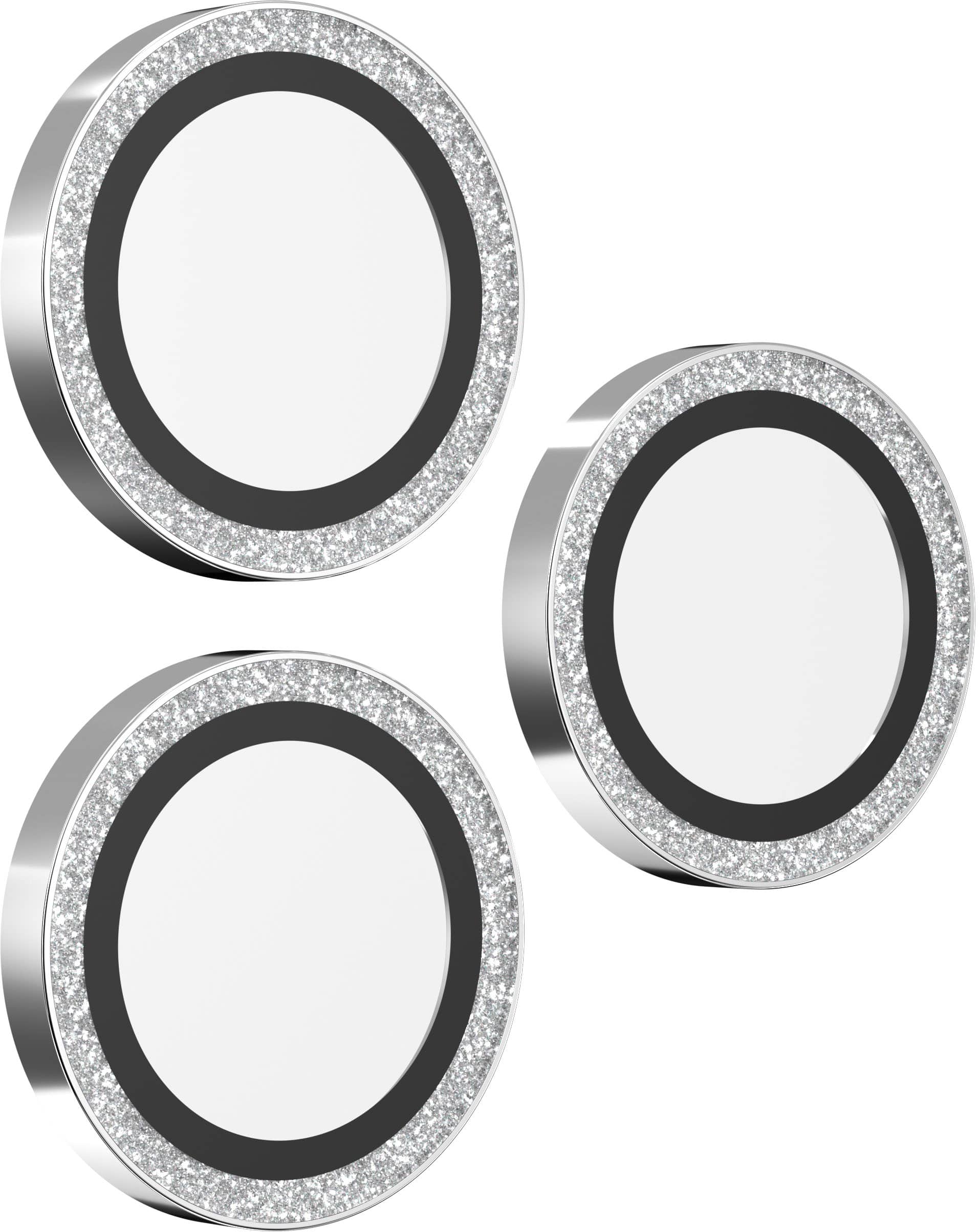 Alt View Zoom 12. ZAGG - InvisibleShield Glass Elite Anti-Reflective Lens Protector for Apple iPhone 16 Pro Max/Pro - Glitter.