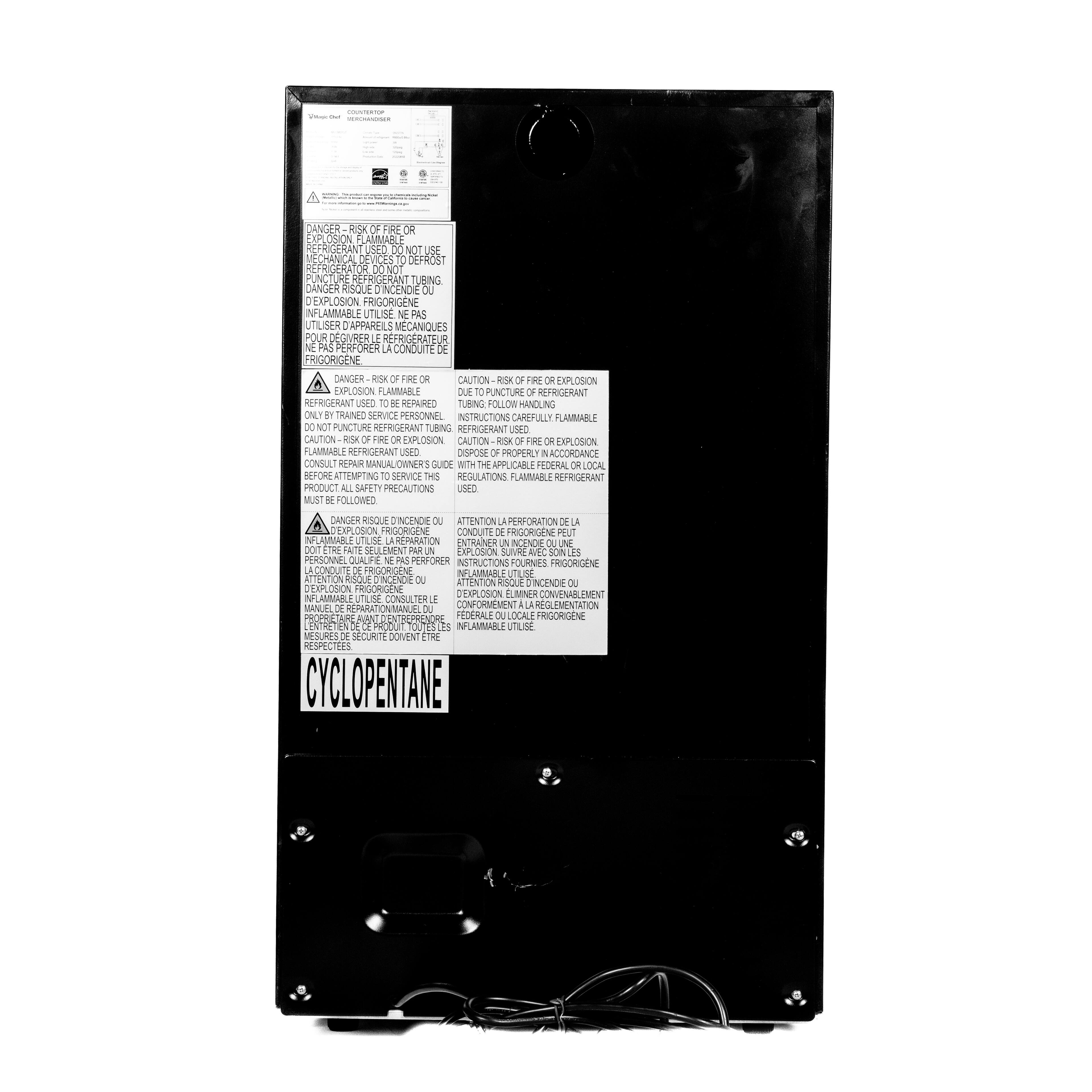 **DANGER - RISK OF FIRE OR EXPLOSION**

- Refrigerant used to defrost the refrigerator is flammable.
- Do not use mechanical means to defrost the refrigerator.
- Do not puncture the refrigerant line.
- Explosion risk. Refrigerant is flammable.
- Do not use mechanical means to defrost the refrigerator.
- Do not puncture the refrigerant line.
- Explosion risk. Refrigerant is flammable.
- Only by trained service personnel.
- Follow handling instructions carefully.
- Dispose of properly in accordance with applicable federal or local regulations.
- Flammable refrigerant used. Consult repair manual or owner's guide with the applicable federal or local regulations.
- All safety precautions must be followed.
- Risk of explosion. Refrigerant is flammable.
- Do not puncture the refrigerant line.
- Consult repair manual or owner's guide with the applicable federal or local regulations.
- All safety precautions must be followed.
- Risk of explosion. Refrigerant is flammable.
- Do not puncture the refrigerant line.
- Consult repair manual or owner's guide with the applicable federal or local regulations.
- All safety precautions must be followed.

**CAUTION - RISK OF FIRE OR EXPLOSION**

- Refrigerant used to be repaired
