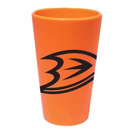 Front. WinCraft - Anaheim Ducks 16oz. Team Color Silicone Pint Glass - Multicolor.