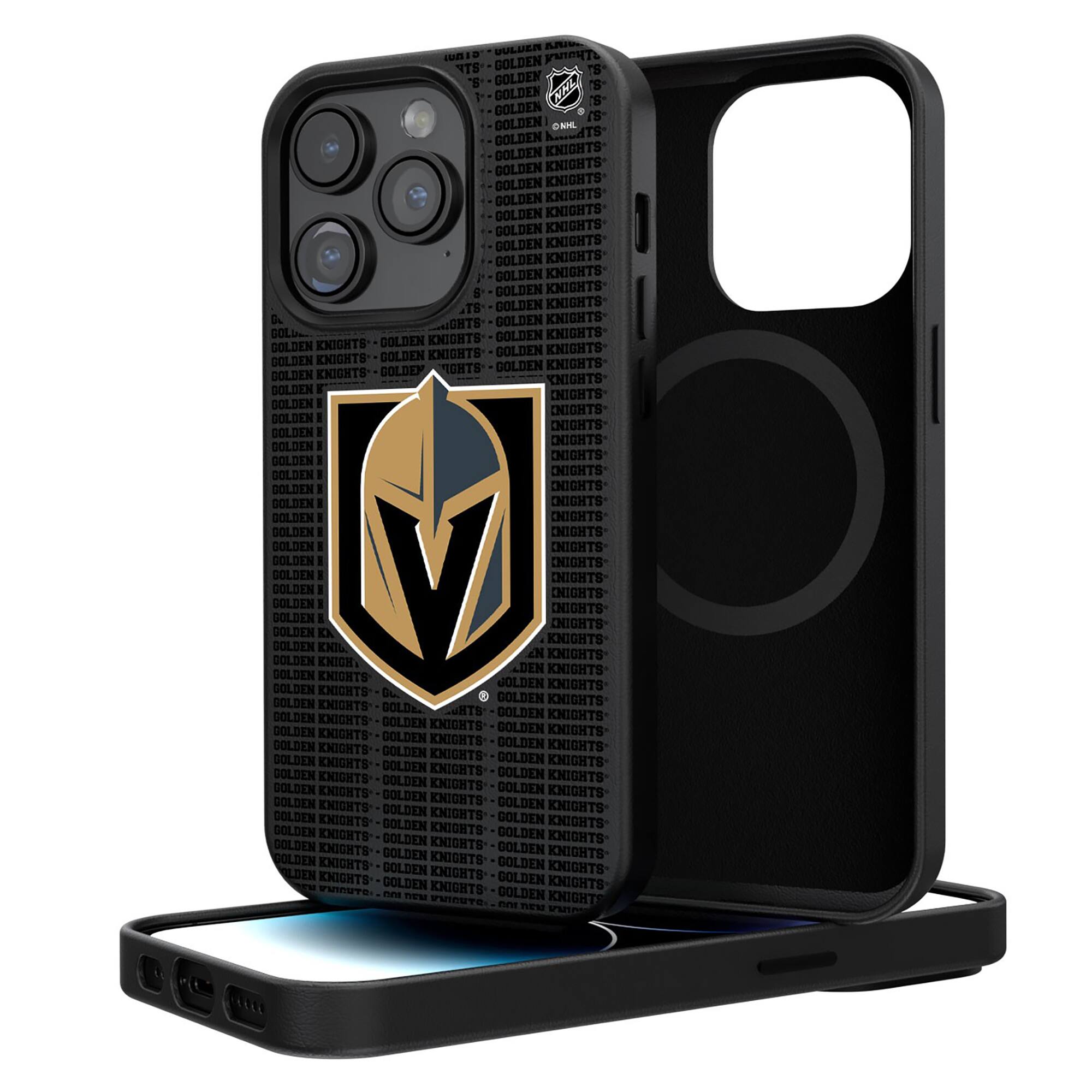 Keyscaper - NHL - Vegas Golden Knights Primary Logo iPhone Magnetic Bump Case - 16 Pro - Black price history on PriceWatchPro
