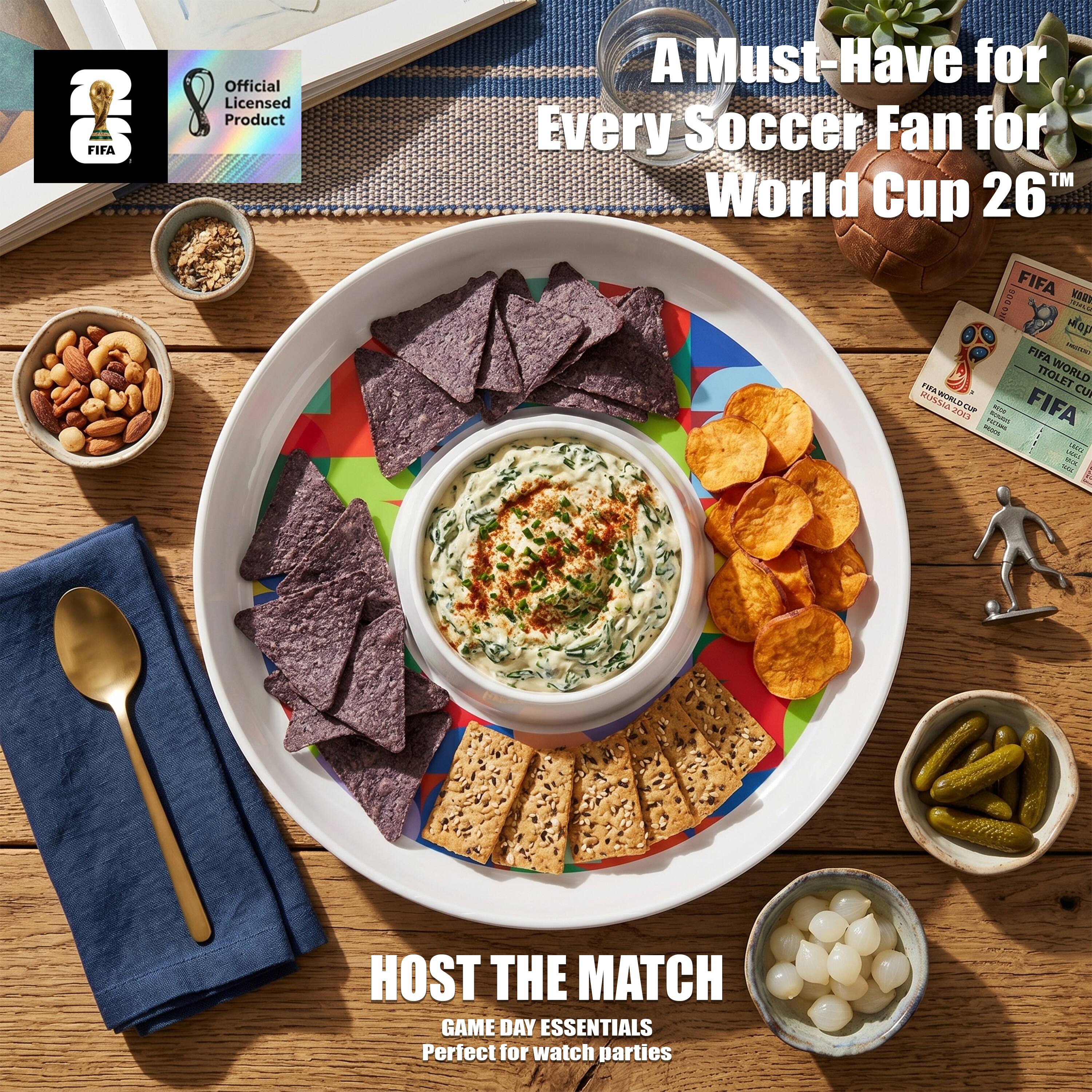 FIFA Official Licensed Product  
A Must-Have for Every Soccer Fan for World Cup 26™  
FIFA - TOLET WORLD RUSSIA 2018 -  
HOST THE MATCH  
GAME DAY ESSENTIALS  
Perfect for watch parties