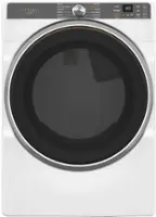 Whirlpool - 7.4 Cu. Ft. Stackable Smart Electric Dryer with Steam and Wrinkle Shield Option - White - Front_Zoom