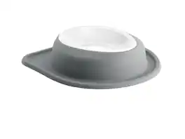 WeatherTech - Single Low Pet Feeding System | Compact Pet Food and Water Station - Dark Grey - 32oz (4 Cup) BPA-Free Plastic Bowl - Dark Gray