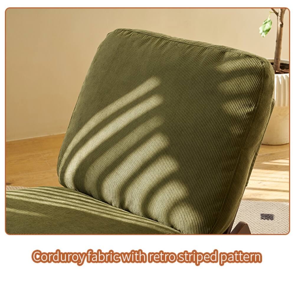 Corduroy fabric with retro striped pattern