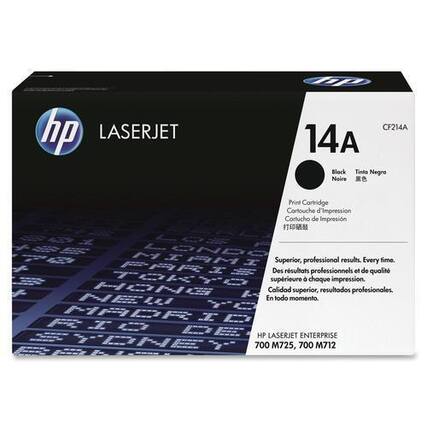 Front. HP - 14A Toner Cartridge - Black.