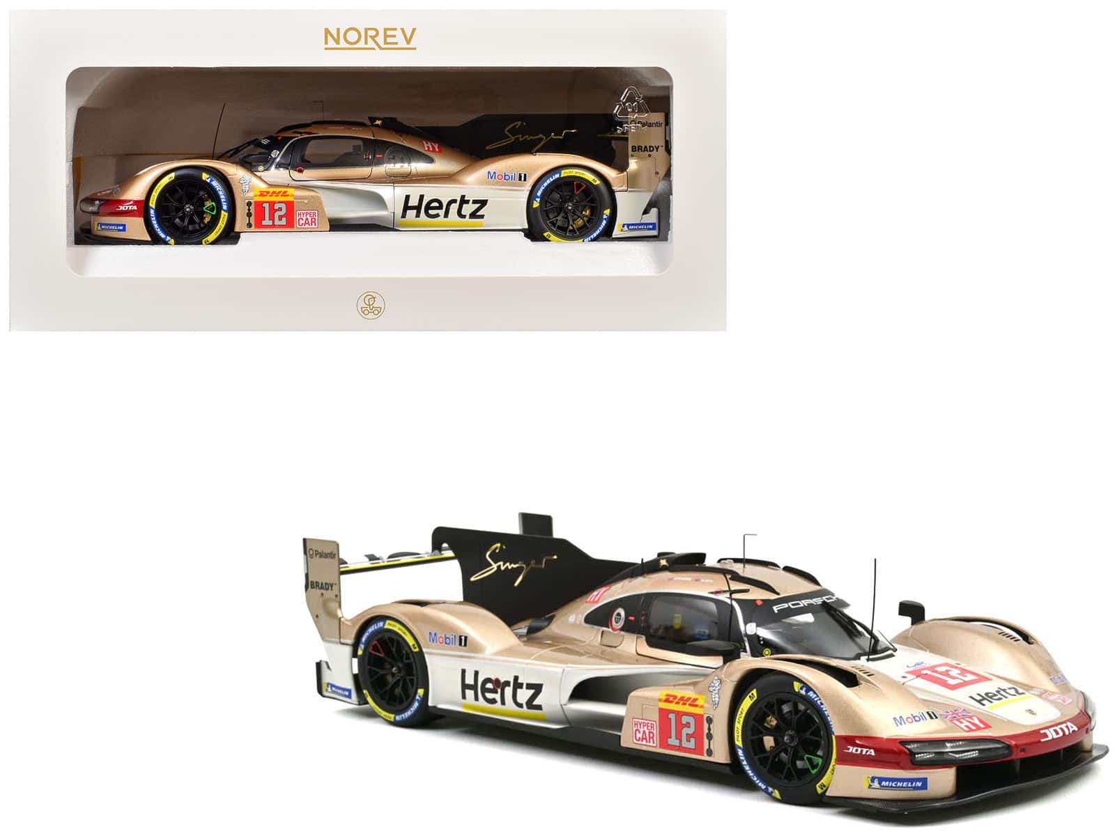 "Porsche 963 #12 ""Hertz Team Jota"" Winner ""6 Hours of Spa-Francorchamps"" (2024) 1/18 Diecast Model Car by Norev" price history on PriceWatchPro