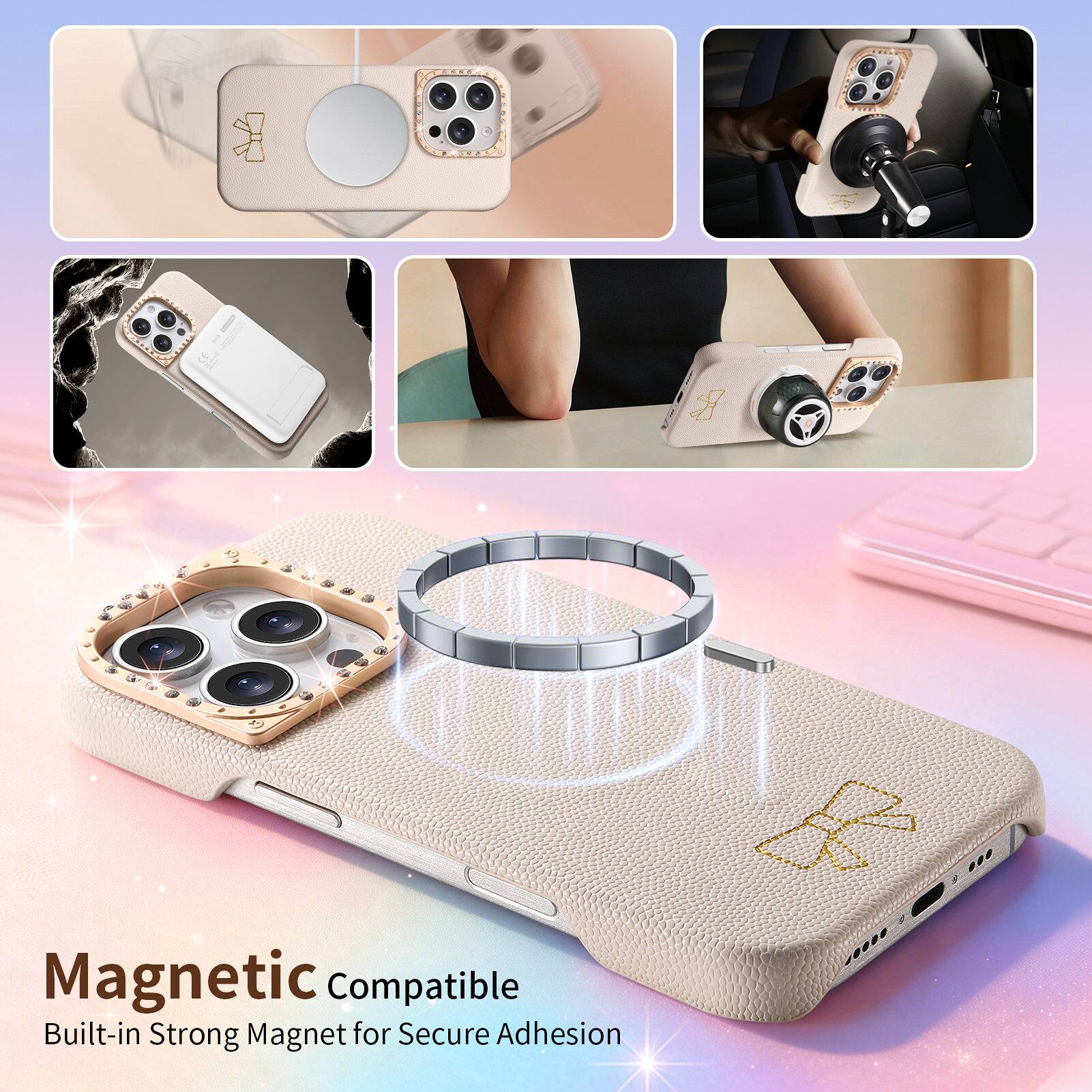 Magnetic Compatible  
Built-in Strong Magnet for Secure Adhesion