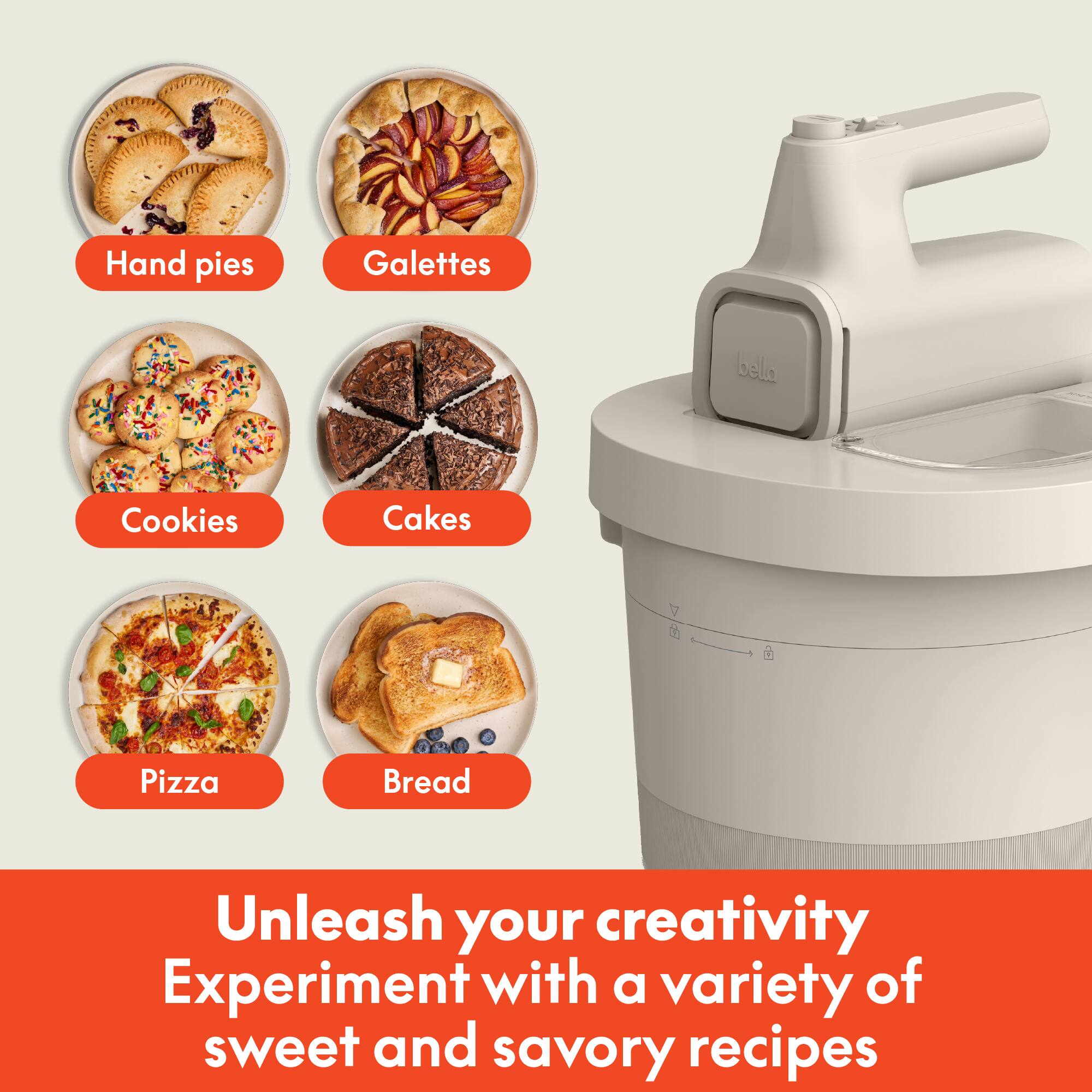 Hand pies  
Galettes  
Cookies  
Cakes  
Pizza  
Bread  

Unleash your creativity  
Experiment with a variety of sweet and savory recipes