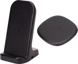 AT&T - Wireless Charging Bundle With Stand And Pad | Color: Black - Black