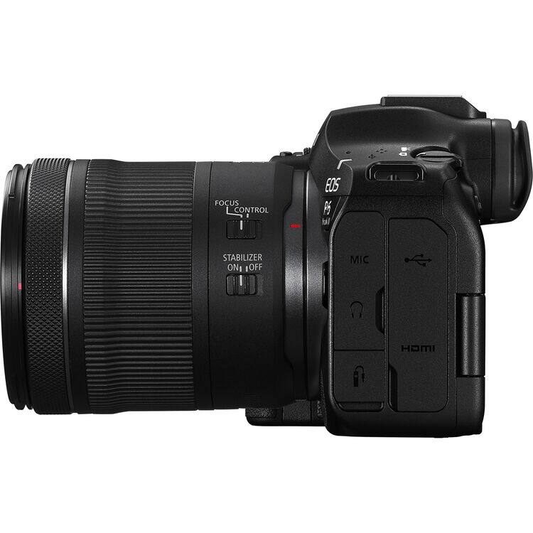 FOCUS CONTROL  
EOS P6  
STABILIZER ON/OFF  
MIC  
HDMI
