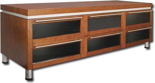 Angle Standard. Bell'O - TV Stand for Flat-Panel TVs Up to 65" - Cherry.
