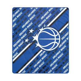 Pegasus - Orlando Magic 60" x 70" Diagonal Lined Wordmark Ultra Soft Blanket - Multicolor