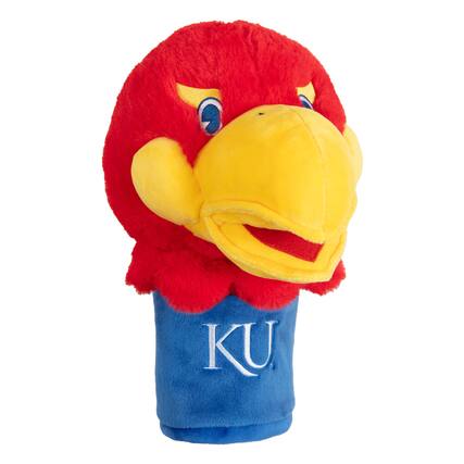 Front. WinCraft - Kansas Jayhawks Mascot Headcover - Multicolor.