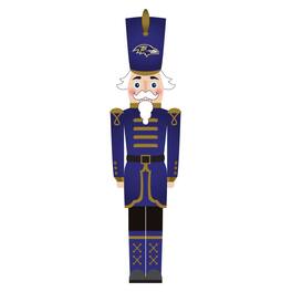 Fan Creations - Baltimore Ravens 46" Nutcracker Leaner - Multicolor