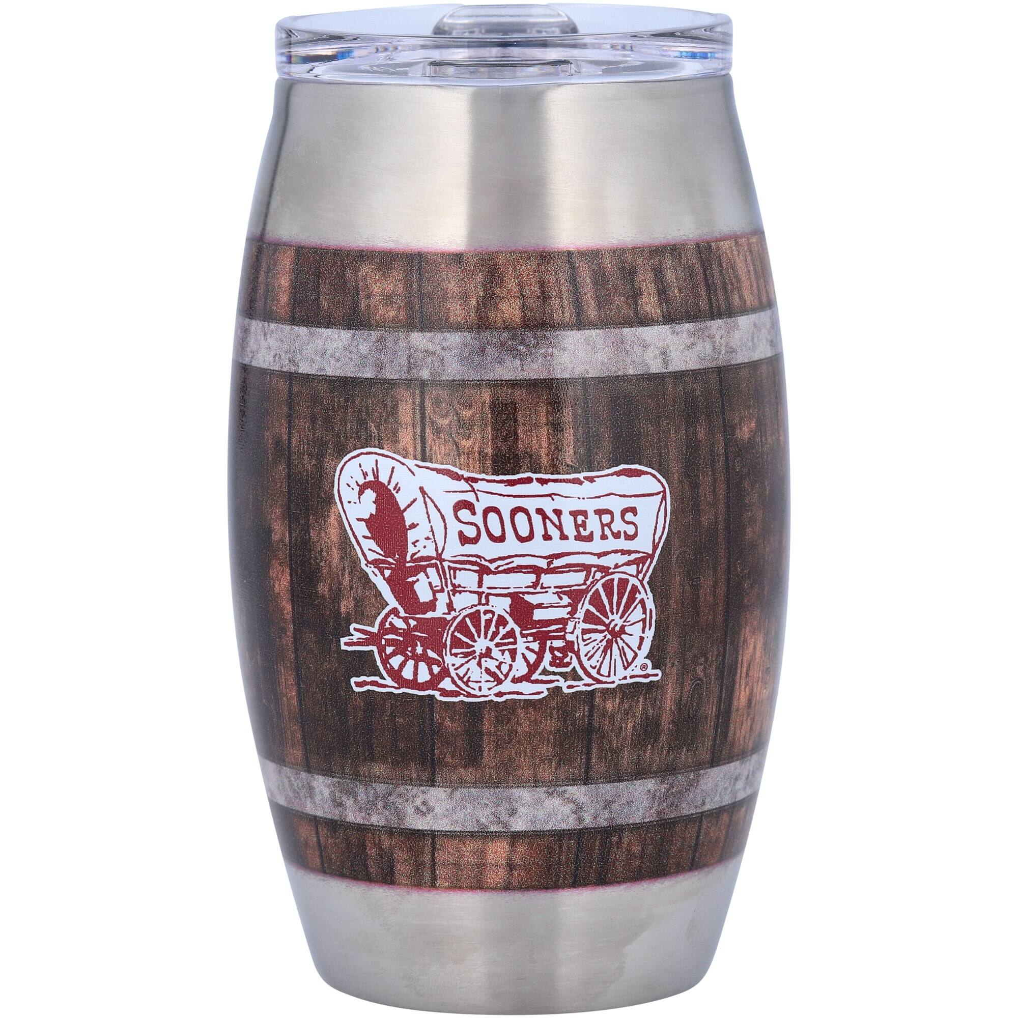 Alt View 2. Indigo Falls - Oklahoma Sooners 15oz. Barrel Tumbler - Multicolor.