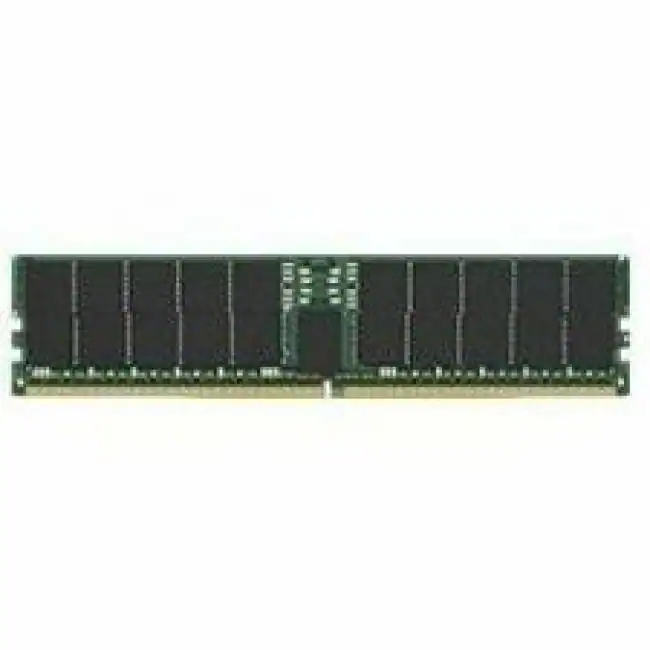 Front. Kingston - Kingston RAM Module - For Rack Server - 64 GB - DDR5-6400/PC5-51200 DDR5 SDRAM - 6400 MHz Dual-rank Memory - CL52 - 1.10 - Unknown.