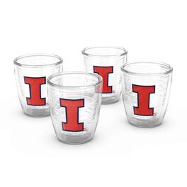 Tervis - Illinois Fighting Illini 4-Pack 12oz. Emblem Tumbler Set - Multicolor