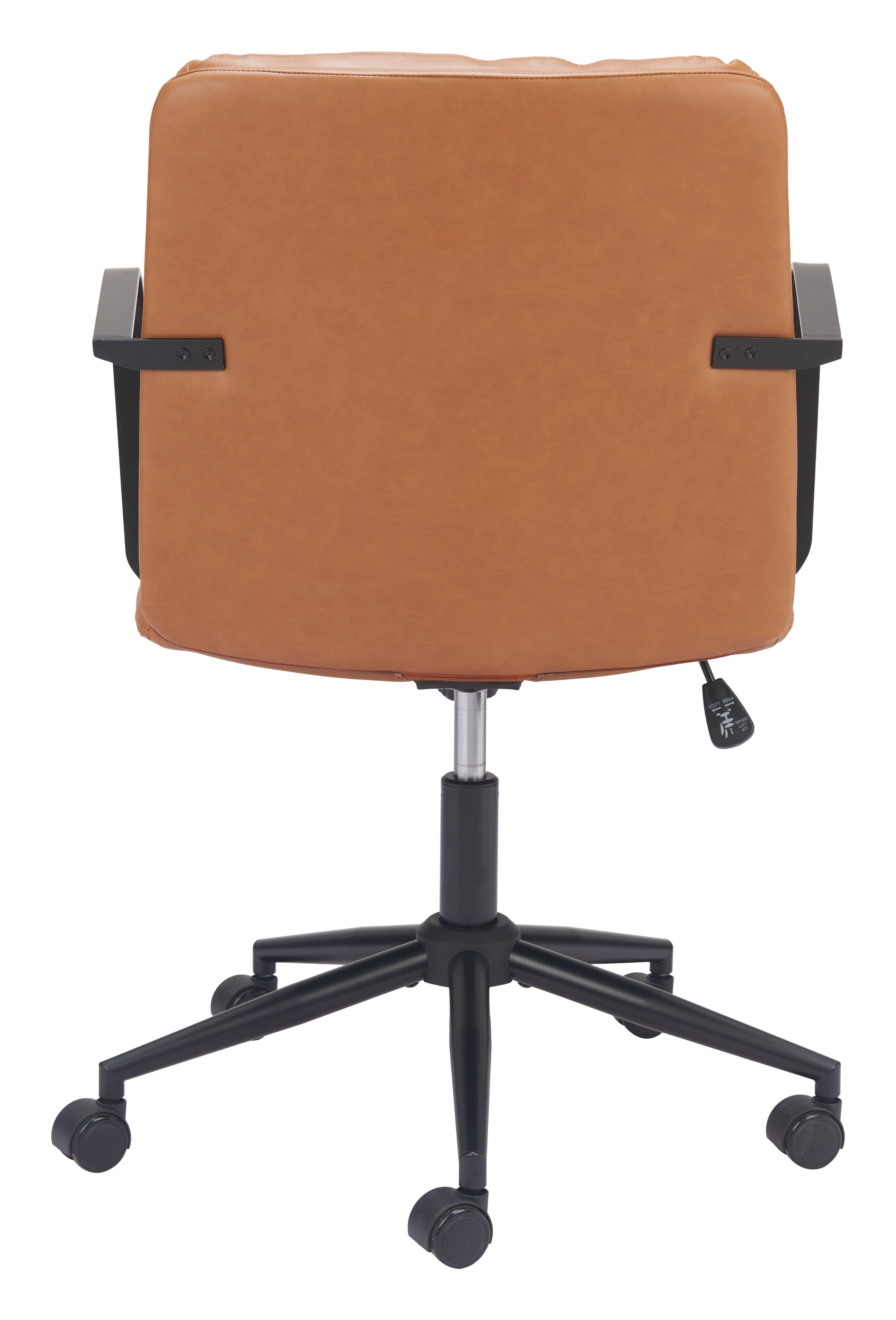 Alt View 2. Hivvago - Birao Office Chair Brown - Brown.