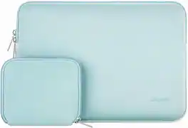 mosiso - 13 inch Laptop Sleeve for MacBook Air Pro 13 M5 M4 M3 M2 M1 2026-2018 /Neo 13, Neoprene Computer Sleeve with Small Case - Mint Green