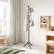 Alt View 1. Costway - Costway Wooden Coat Rack Stand Entryway Hall Tree 2 Adjustable Height w/ 8 Hooks - Gray.