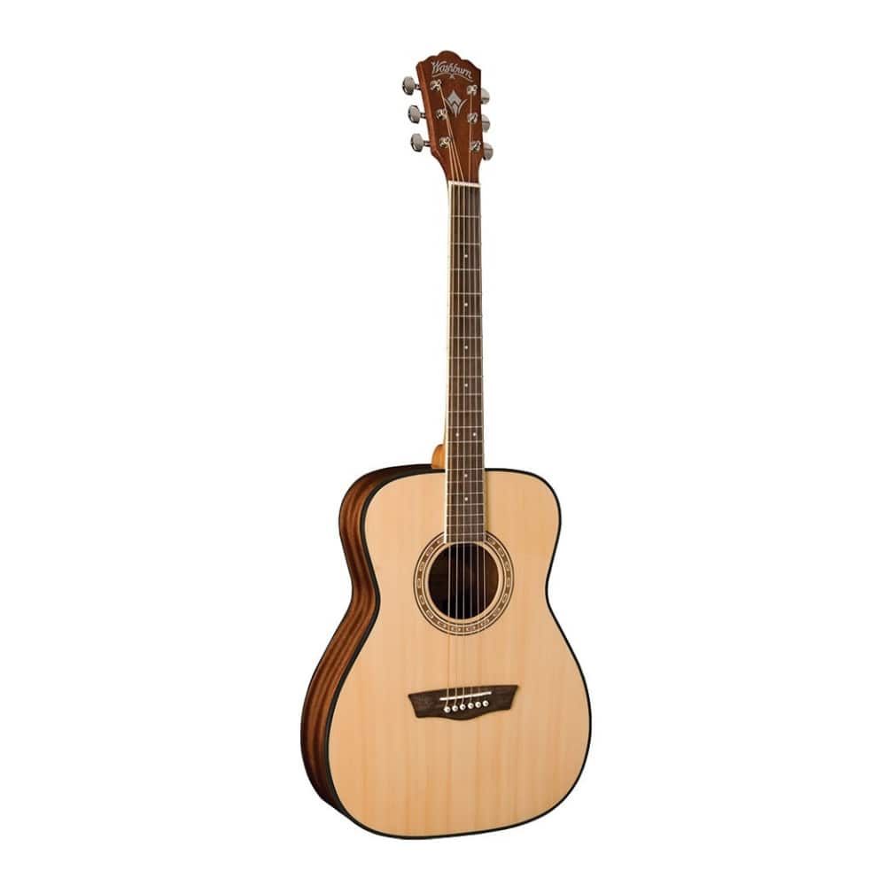Washburn - Apprentice Series F5 Folk Acoustic Guitar Natural - Brown