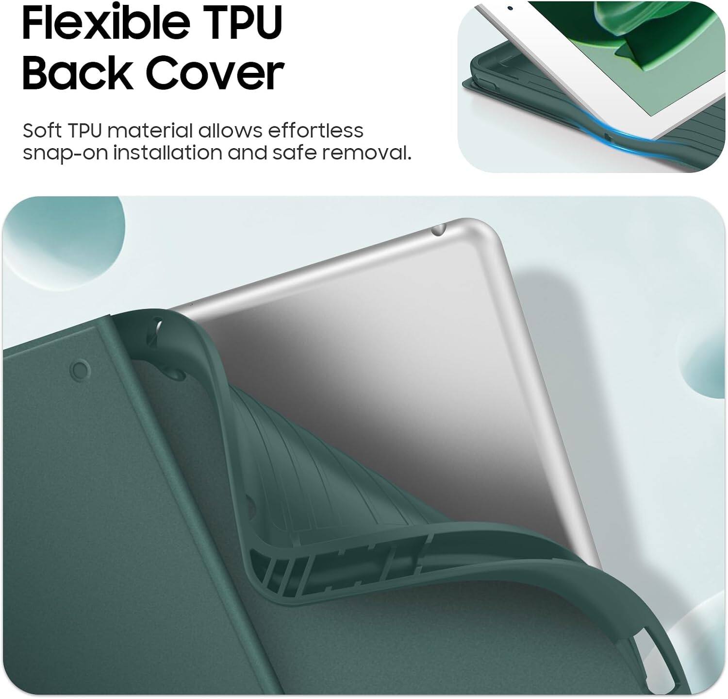 Flexible TPU Back Cover

Soft TPU material allows effortless snap-on installation and safe removal.