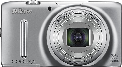 Best Buy: Nikon Coolpix S9500 18.1-Megapixel Digital Camera Silver