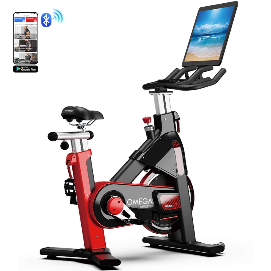 HARISON - Omega B3820 Track Eco Commercial Exercise Bike - Black