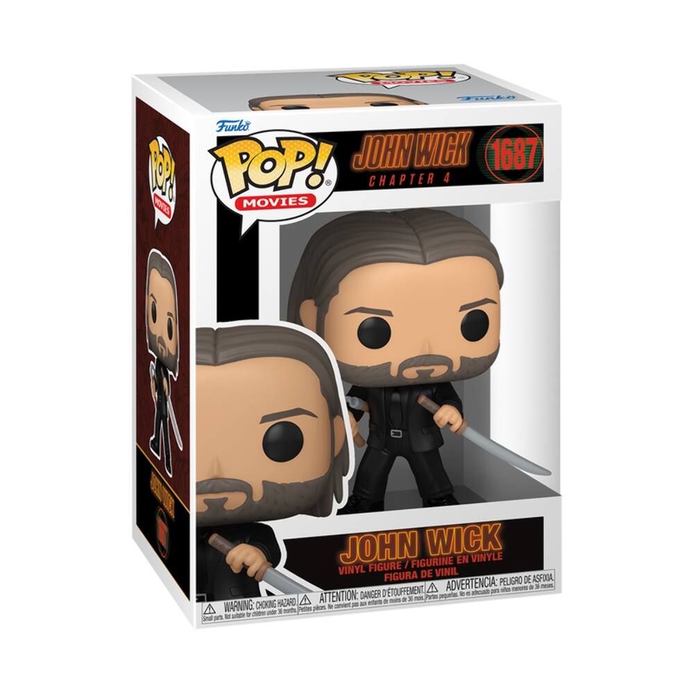 FIRLA Funko POP! JOHN WICK 1687 CHAPTER 4 MOVIES JOHN WICK FIGURINE EN VINYLE FIGURE / VINYL DE VINIL FIGURA PELIGRO DE ASFOOA A ADVERTENCIA -he - - 3 meses. ATTENTION: DANGER D'ETOUFFEMENT Parten pequarias i i aoa 301 - . x net HAZARD - eteri  WARNING: CHOKING HAZARD Petles pies a ce 36 u  nor - st - - snal ses