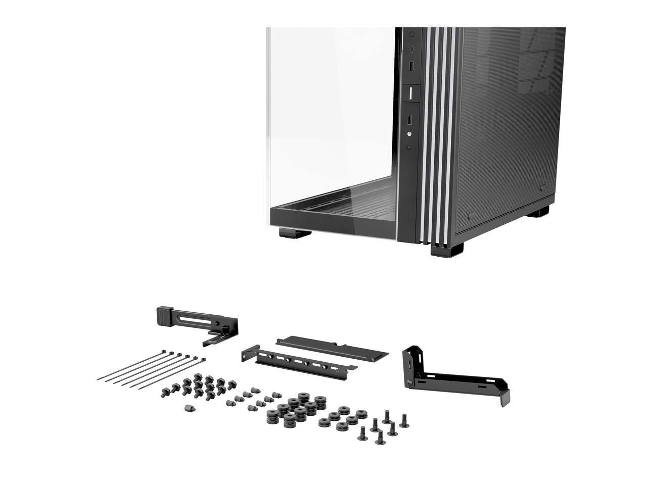 Alt View 7. be quiet! - be quiet! Light Base 600 DX Black Steel (SGCC), ABS, Glass ATX Mid Tower Case - Black.