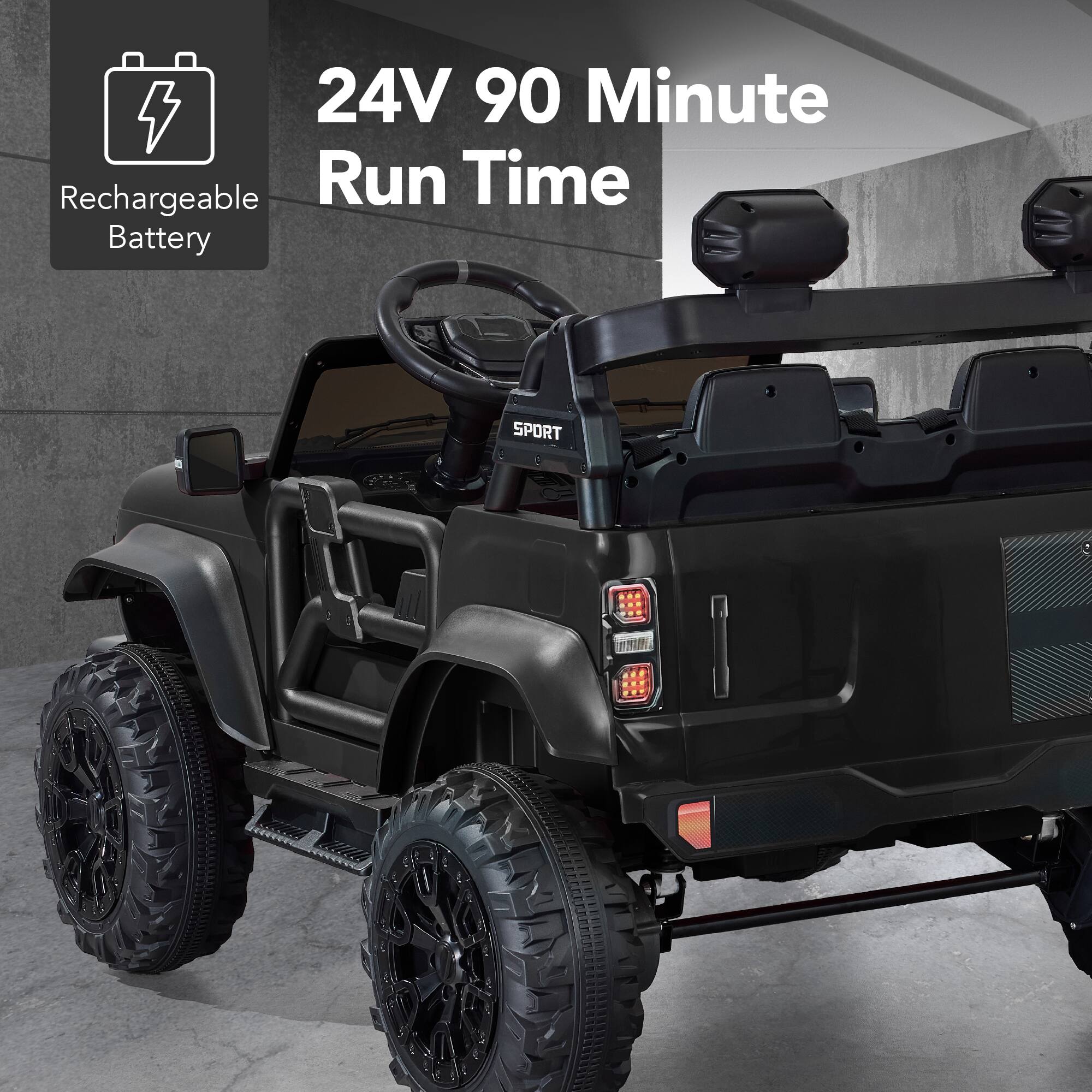 24V 90 Minute Rechargeable Run Time Battery