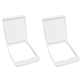 Rev-A-Shelf - 35 Qt Trash Can Replacement Lid, (Lid Only) RV-35-LID-1-40 (2 Pack) - White