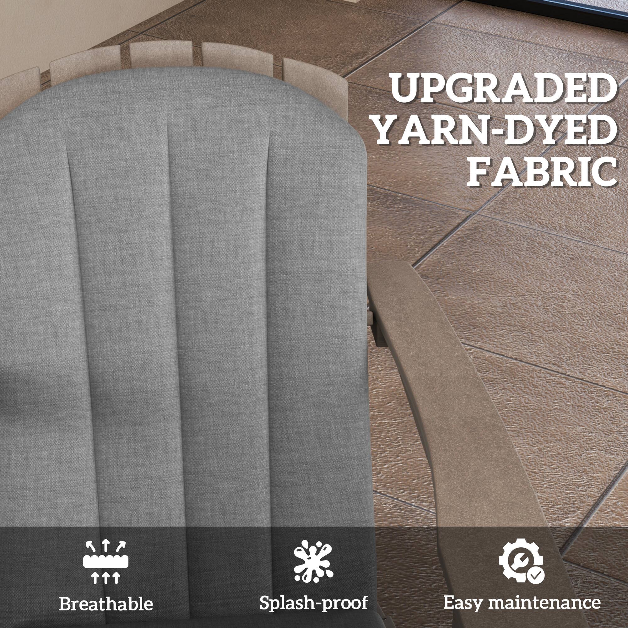 UPGRADED YARN-DYED FABRIC
Breathable
Splash-proof
Easy maintenance