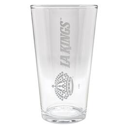 Great American Products - Los Angeles Kings Etched 16oz. Vertical Rally Cry Pint Glass - Multicolor