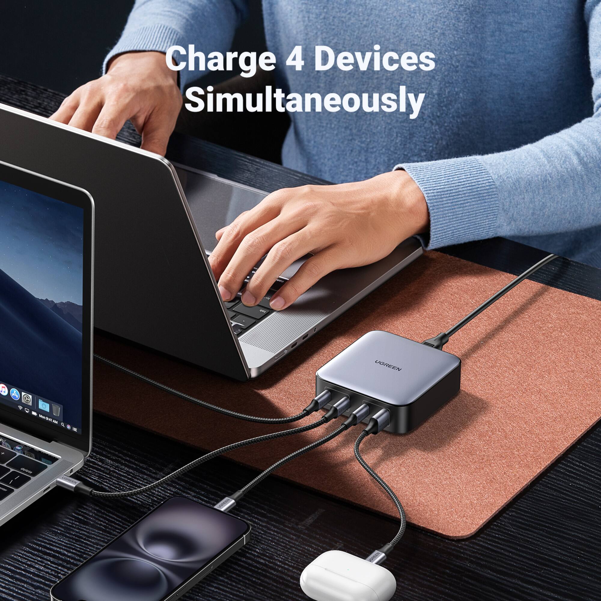 Charge 4 Devices Simultaneously UGREEN C O - a - -