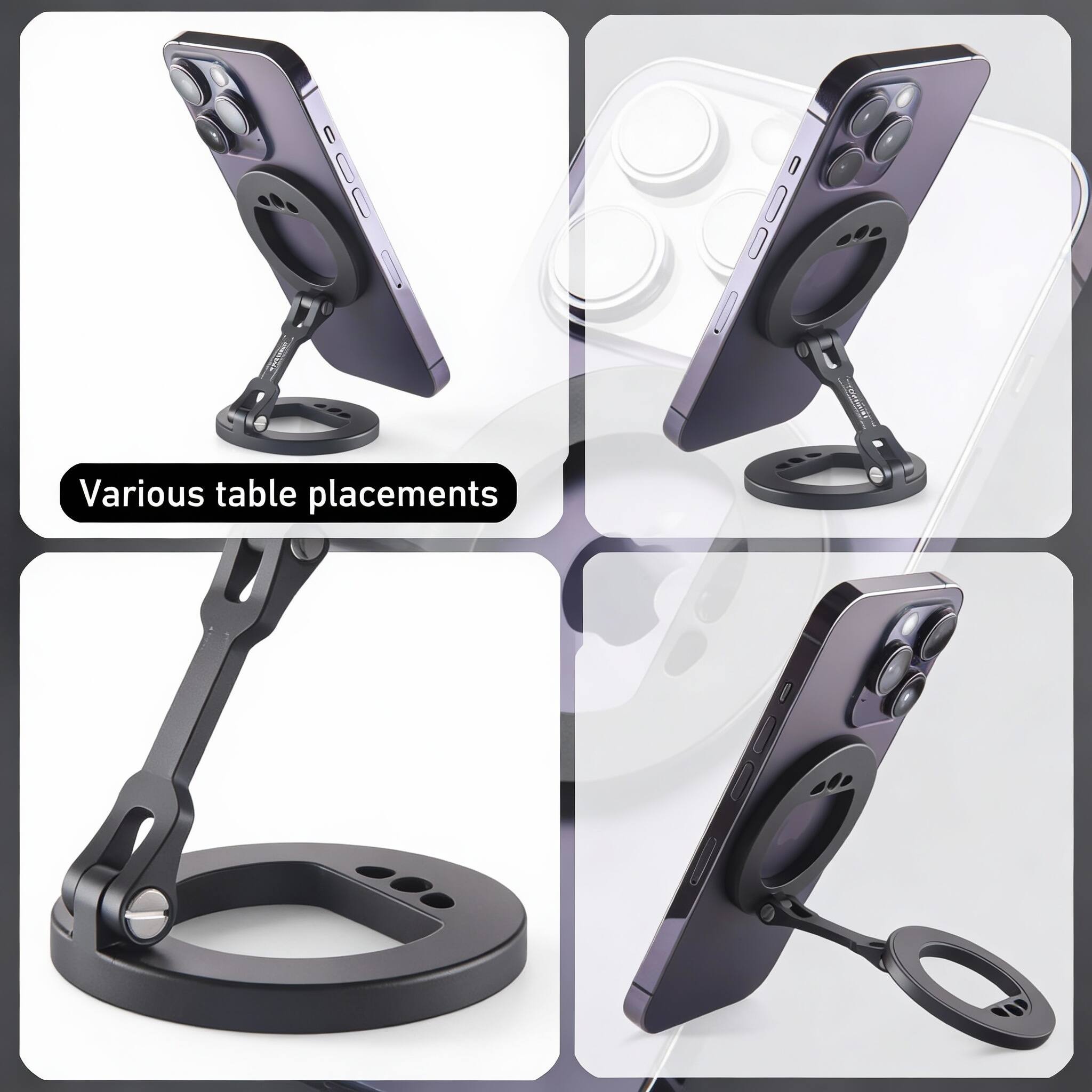 Various table placements