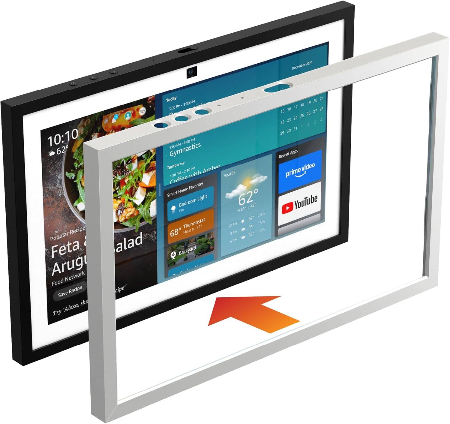 Amazon Echo Show 15 Frame Silver B0DKCQ7FH9 - Best Buy