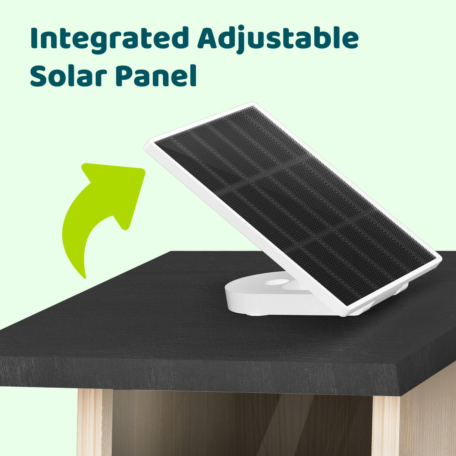 Integrated Adjustable Solar Panel