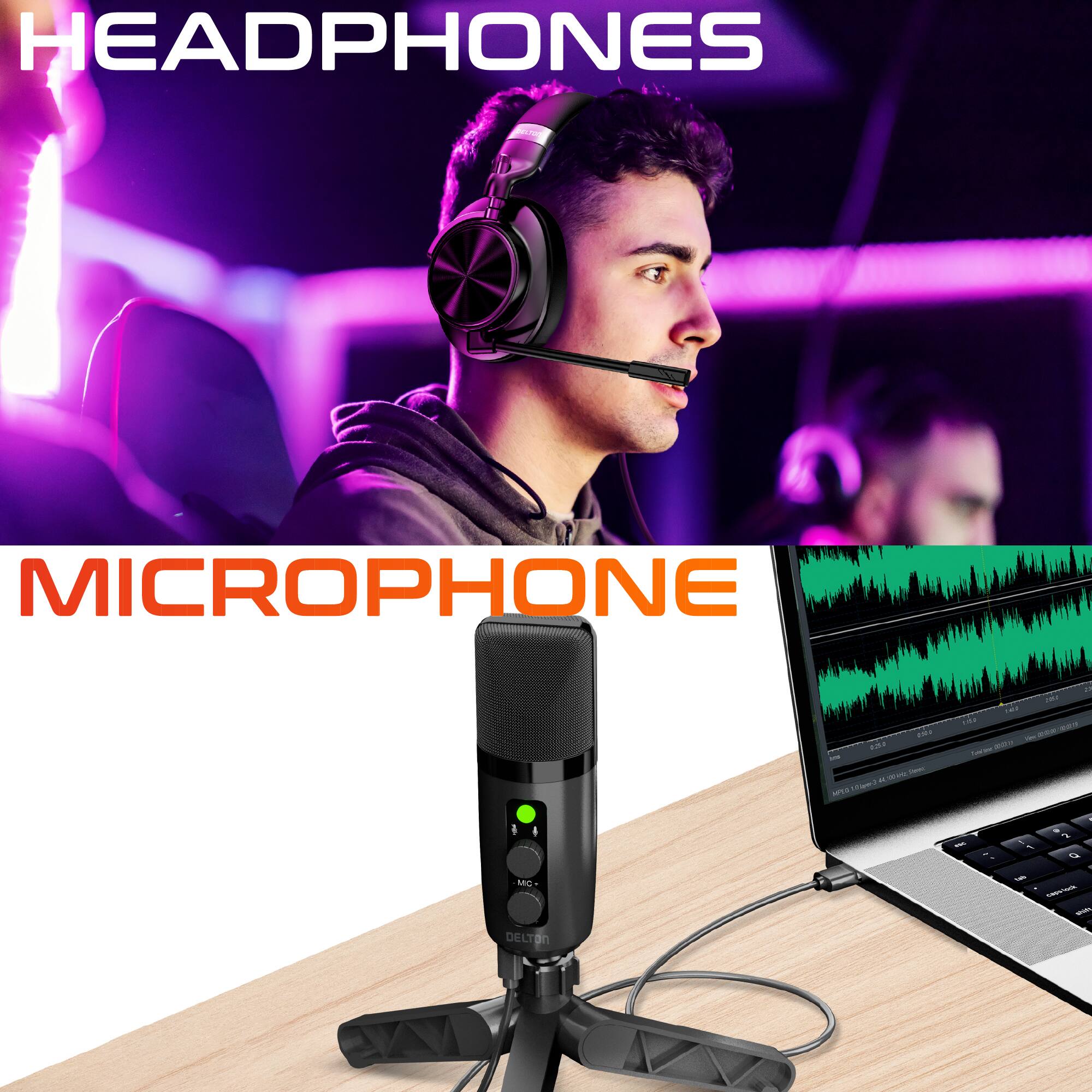 HEADPHONES MICROPHONE